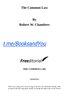The Common Low, (by Robert W.Chambers).pdf